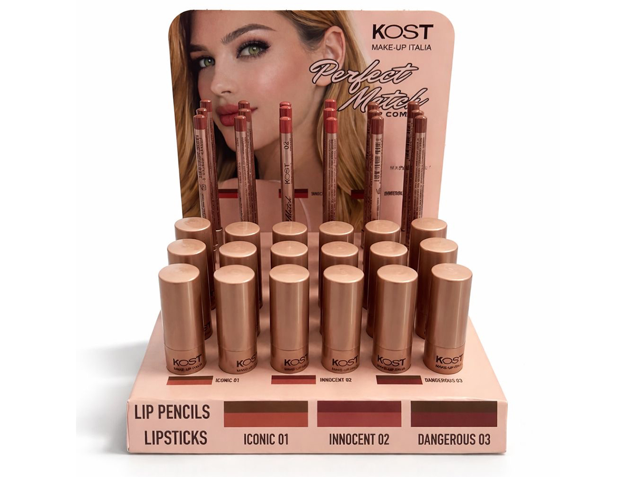 DISPLAY LIP COMBO PERFECT MATCH KOST 01 K.EXPOPM01