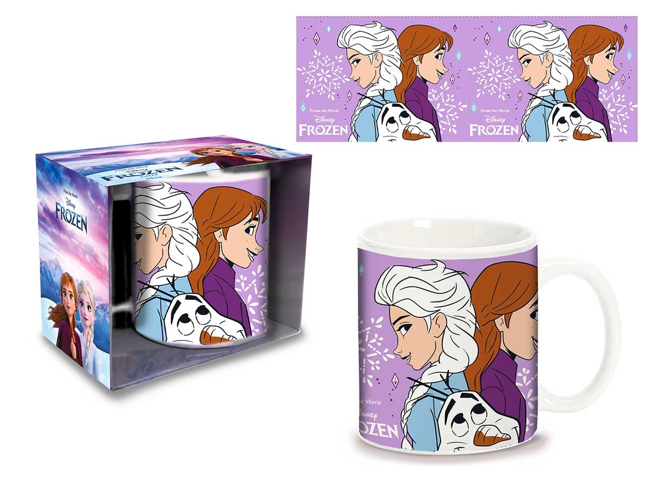 TAZZA MUG FROZEN MULTICOLOR D06581 MC