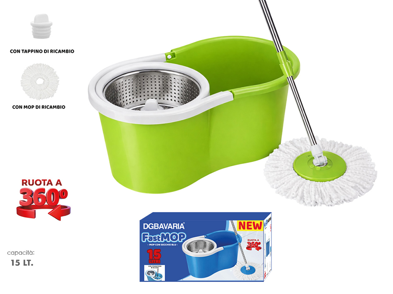 MOP CON SECCHIO VERDE 263158