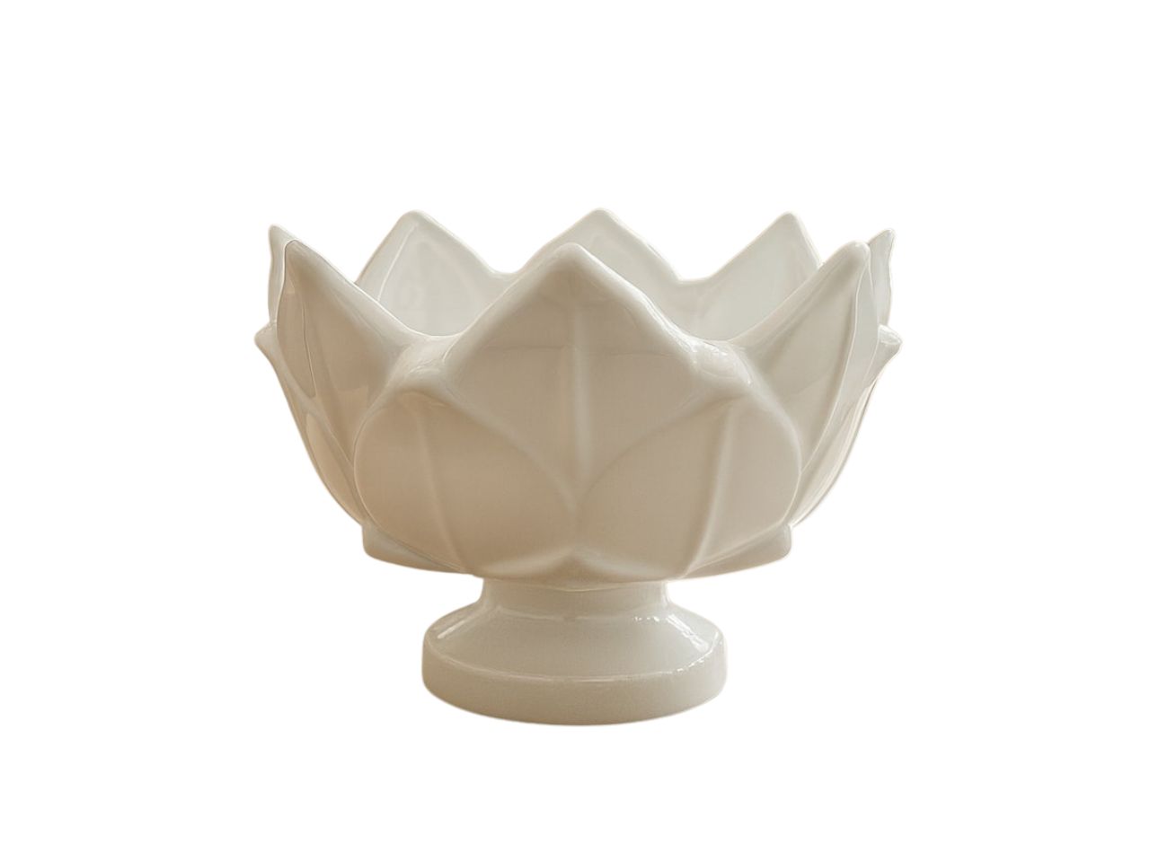 ALZATA FIORE 18CM BIANCA 25016W