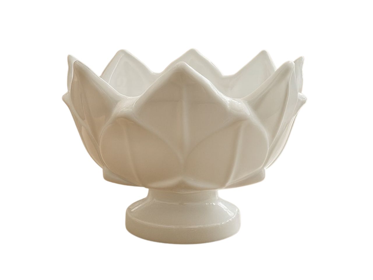 ALZATA FIORE 14CM BIANCA 25017W