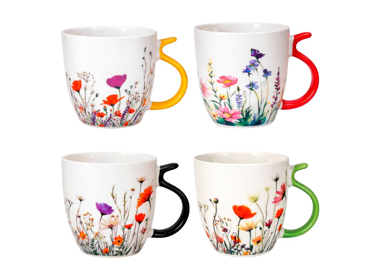 TAZZA MUG 40CL PORCELLANA ASS. 1477