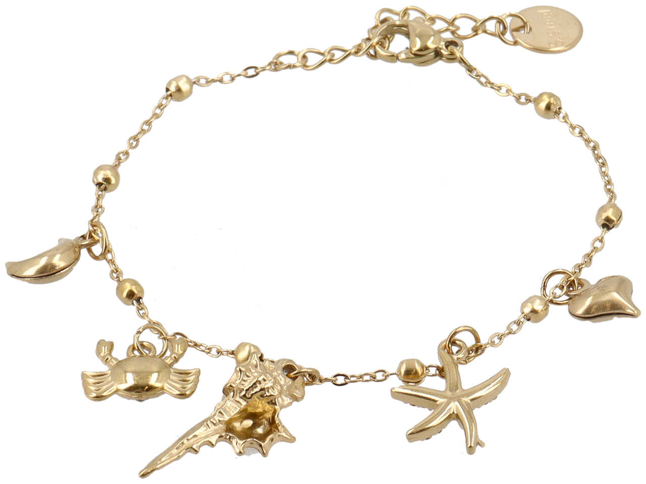 BRACCIALE CHARME MARE CONCHIGLIA STELLA MARINA ORO