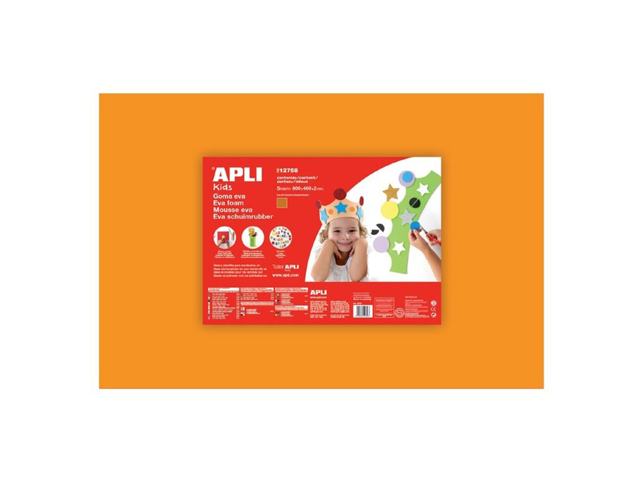 EVA FOAM 1FG 40X60CM ARANCIONE EVA4060C08