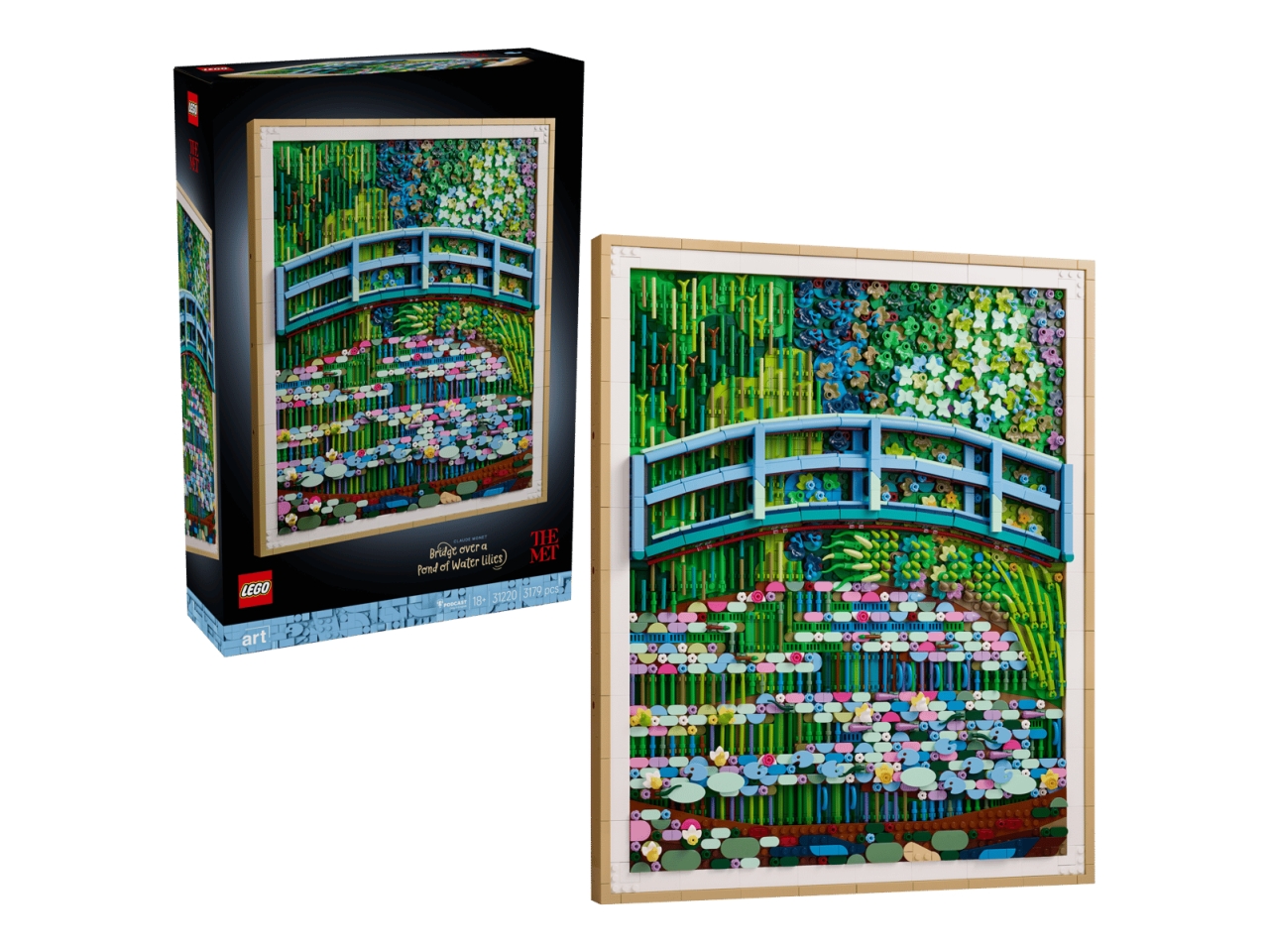 LEGO ART CLAUDE MONET LO STAGNO DELLE NINFEE 31220