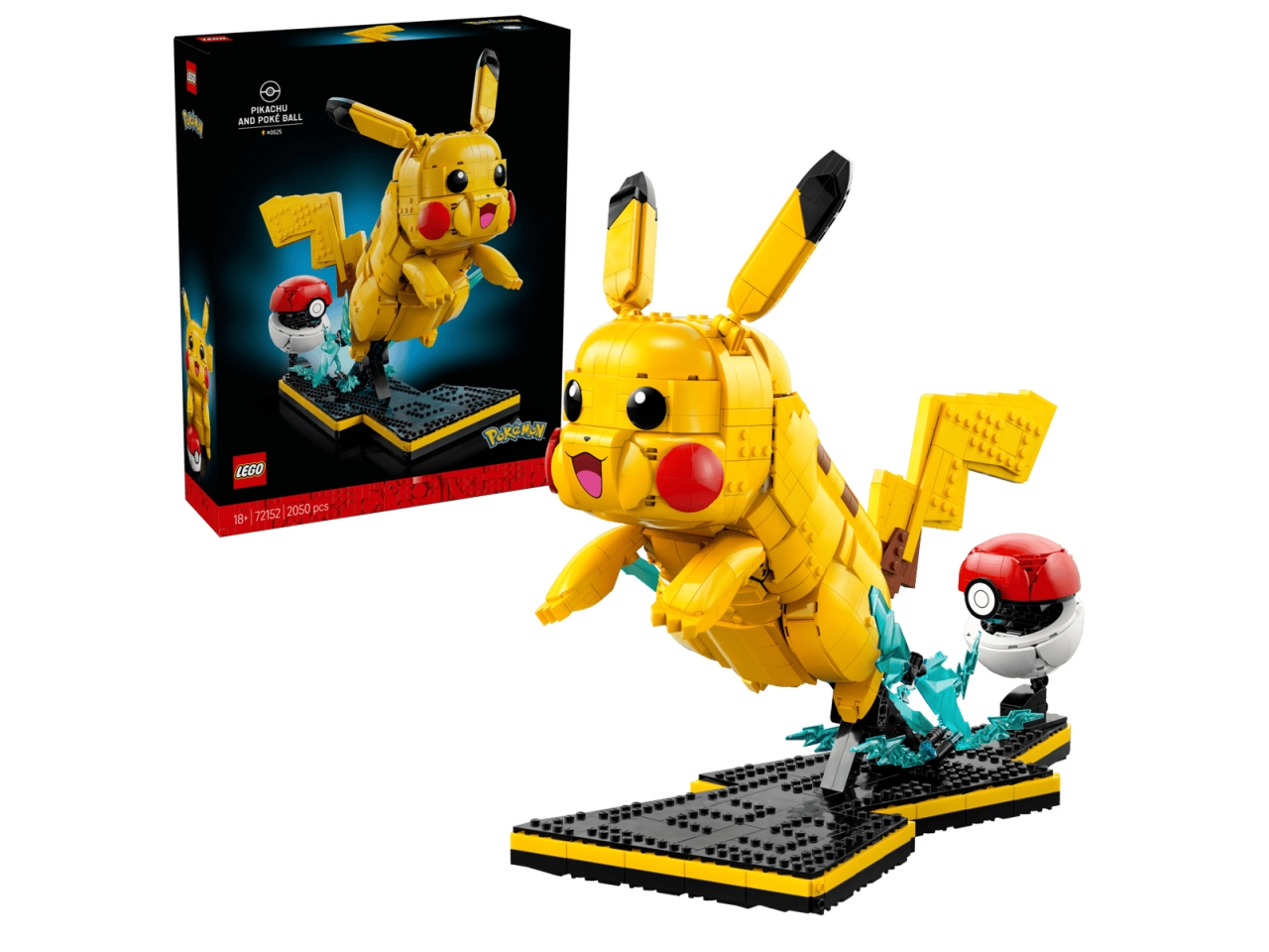 LEGO POKÉMON PIKACHU E POKÉ BALL 72152