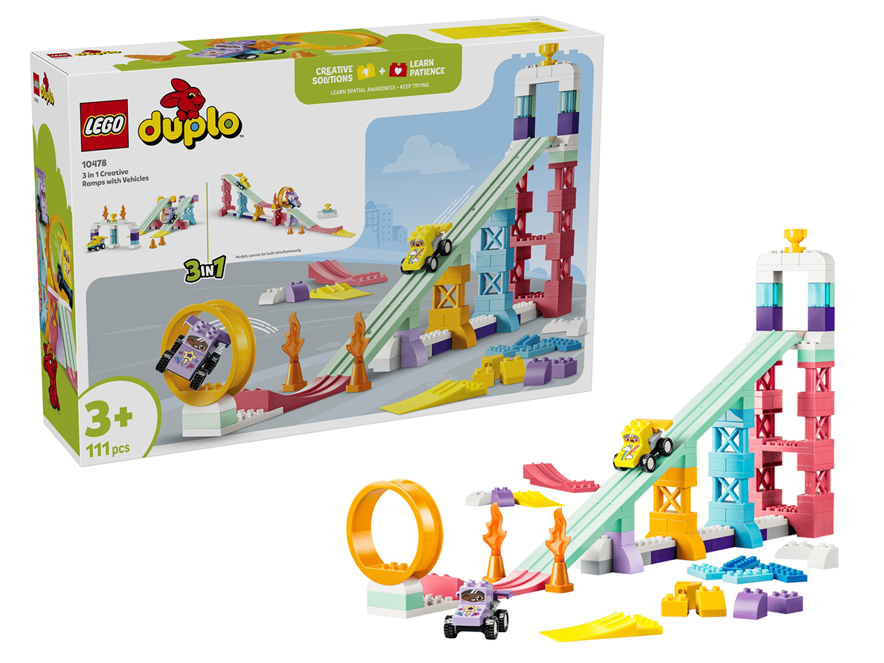 LEGO DUPLO TOWN RAMPE CREATIVE 3IN1 VEICOLI 10478