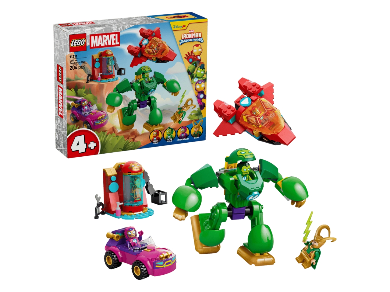 LEGO 4PLUS KIDS GLOVES 2026 LOKI IRON MAN 11211