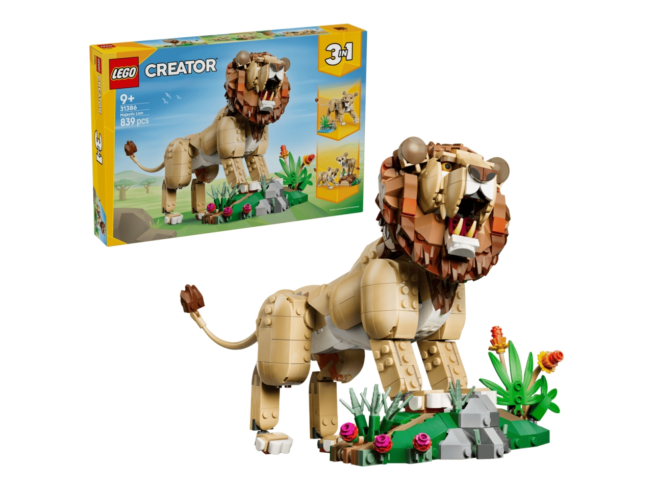 LEGO CREATOR ANIMALI SELVATICI LEONE 31386