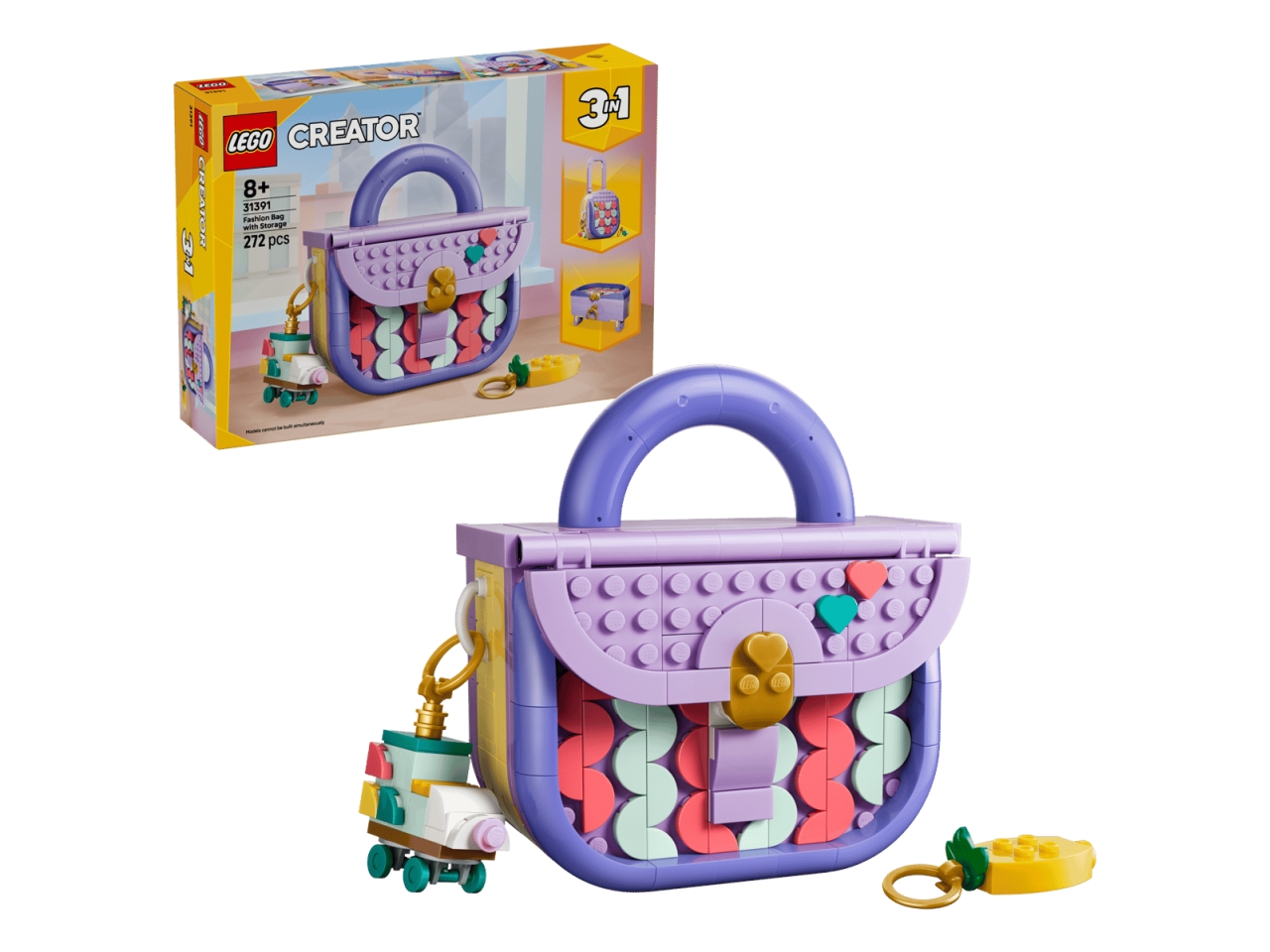 LEGO CREATOR BORSETTA ART FASHION CASSETTINO 31391