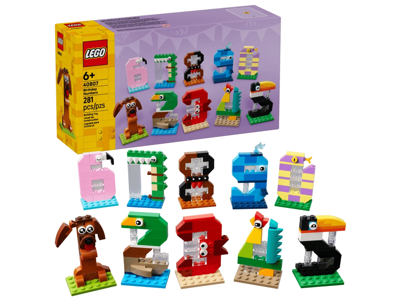 LEGO SEASONS AND OCCASIONS NUMERI COMPLEANNO 40807