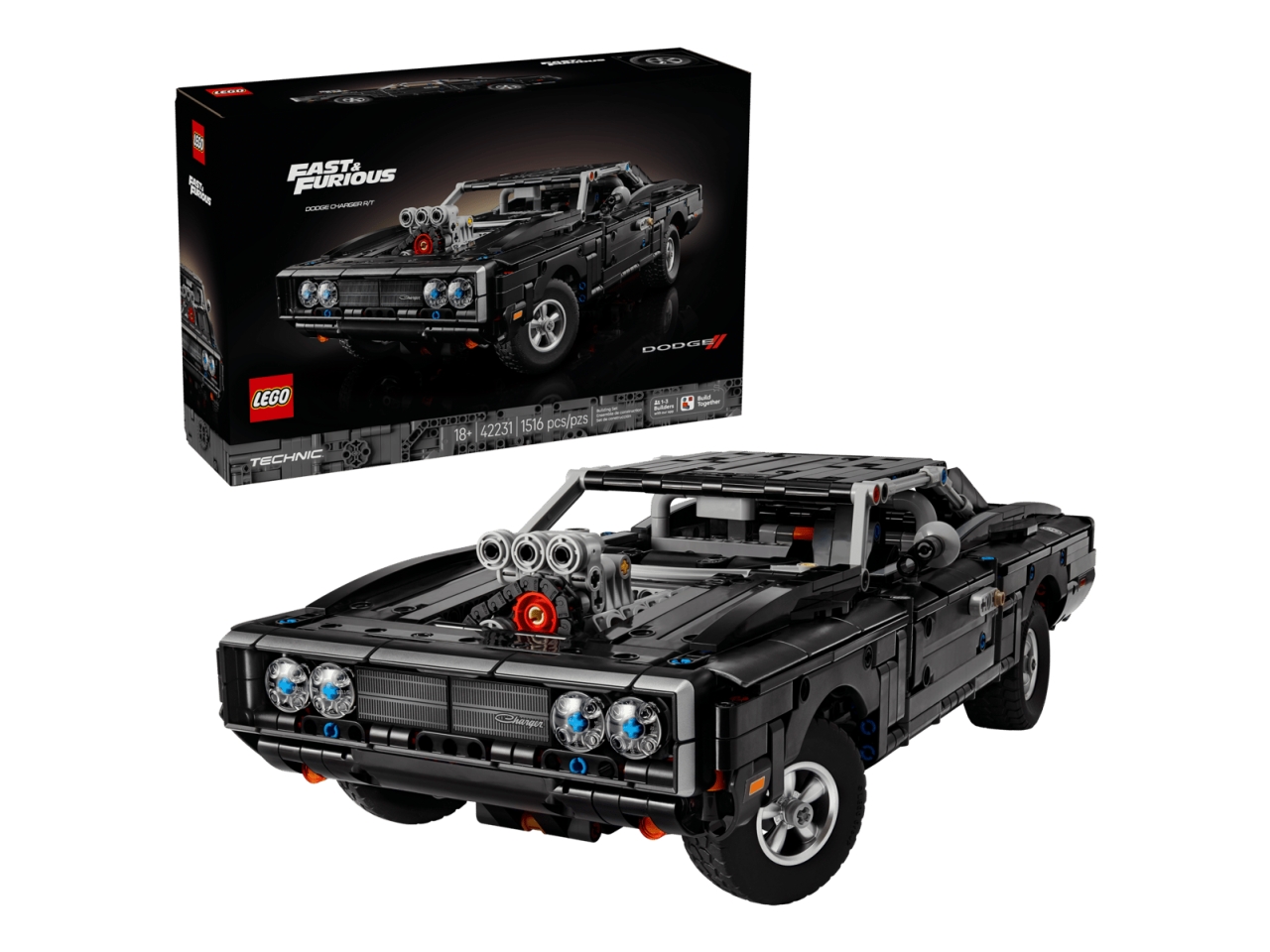 LEGO TECHNIC AUTO DODGE CHARGER FURIOUS 42231 LEGO TECHNIC AUTO DODGE CHARGER FURIOUS 42231