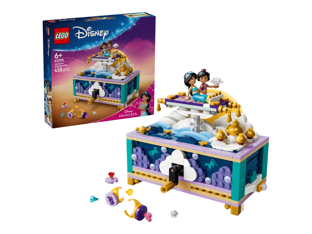 LEGO DISNEY PRINCESS BOX GIOIELLI DI JASMINE 43295 LEGO DISNEY PRINCESS BOX GIOIELLI DI JASMINE 43295