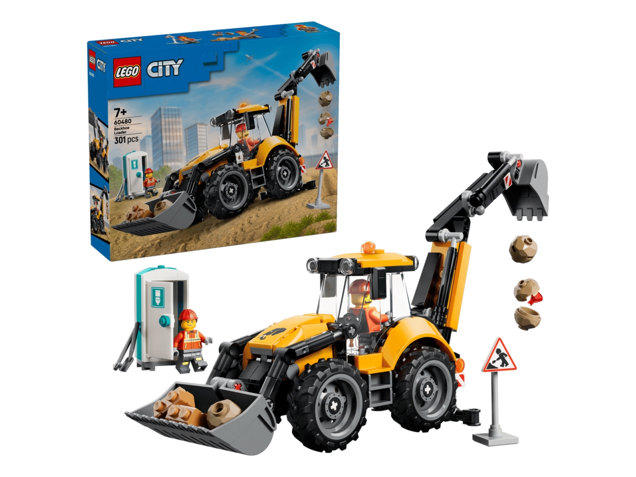 LEGO CITY GREAT VEHICLES SCAVATRICE CANTIERE 60480