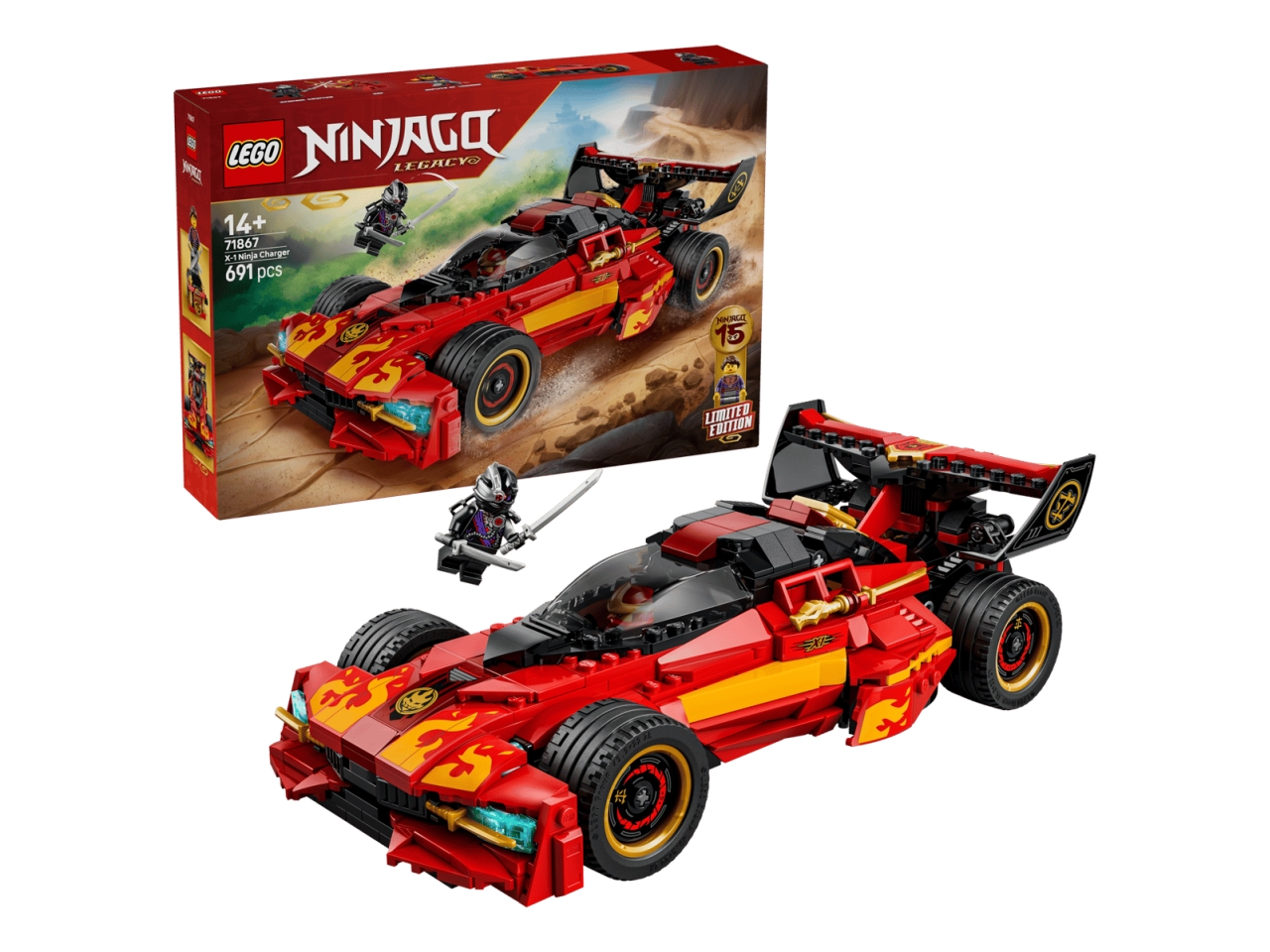 LEGO NINJAGO SUPER BOLIDE NINJA X 15 ANNIVER.71867