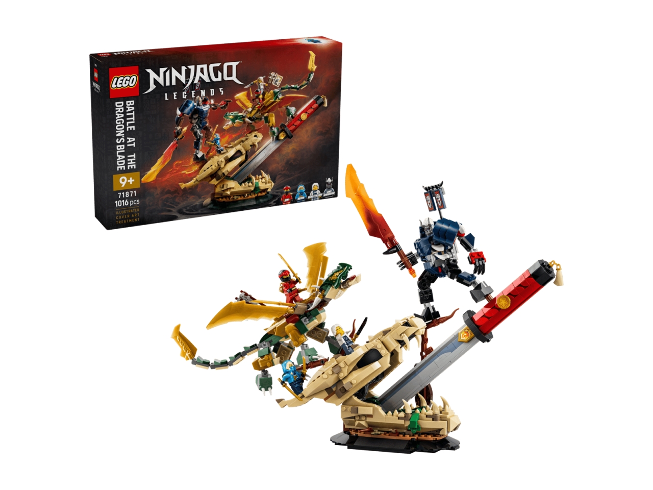 LEGO NINJAGO BATTAGLIA ALLA LAMA DEL DRAGO 71871 LEGO NINJAGO BATTAGLIA ALLA LAMA DEL DRAGO 71871