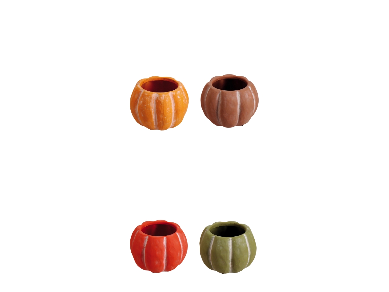 CACHEPOT ZUCCA TERRACOT.14XH.10CM 4COL. 122816 CACHEPOT ZUCCA TERRACOT.14XH.10CM 4COL. 122816