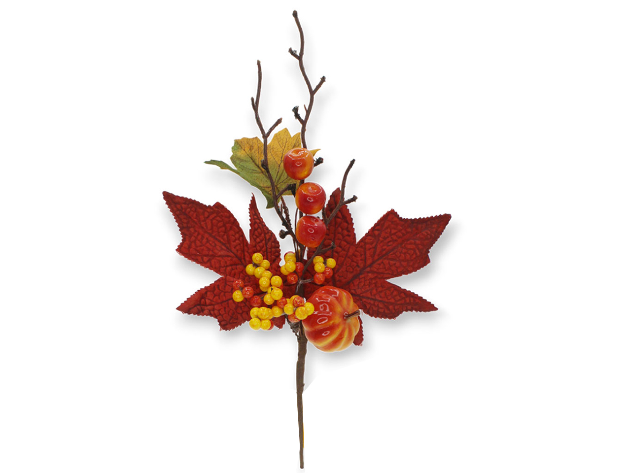 RAMO AUTUNNALE C/DECORAZIONI 30CM