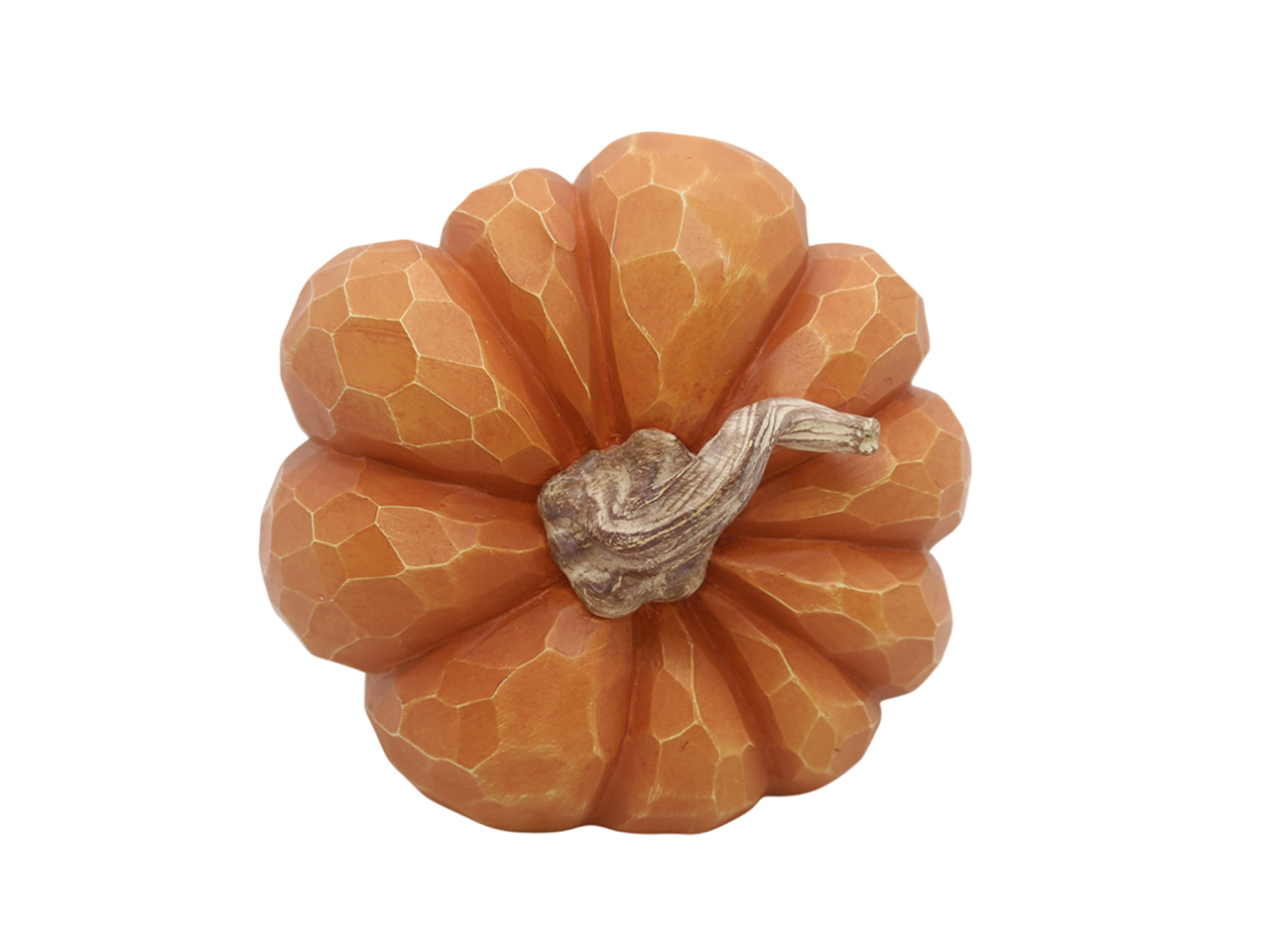 ZUCCA IN RESINA 15X12CM ARANCIONE
