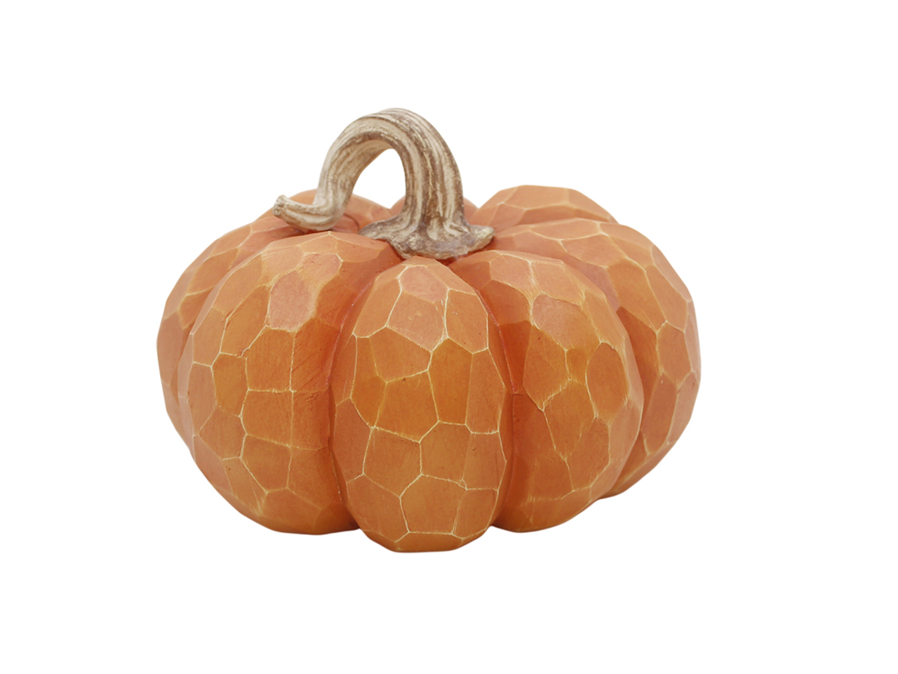 ZUCCA IN RESINA 15X15CM ARANCIONE