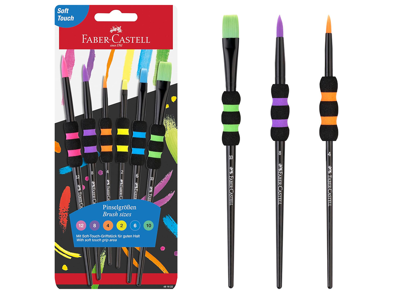 PENNELLI SOFT TOUCH IN NERO SET DA 6 PZ 481622 PENNELLI SOFT TOUCH IN NERO SET DA 6 PZ 481622