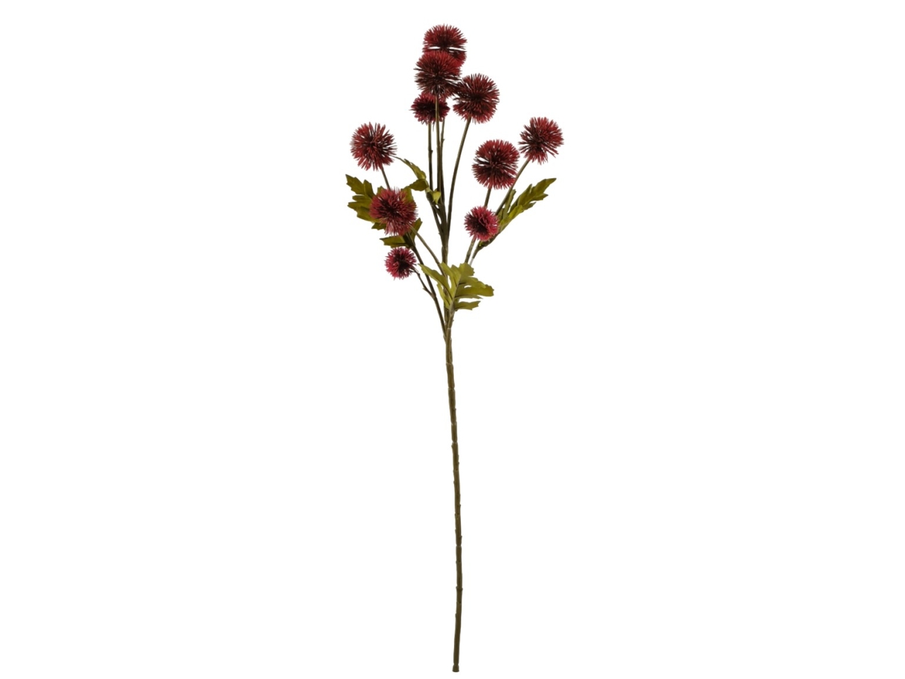 RAMO XANTHIUM 61CM C/10 FIORI BORDEAUX DA000856 12