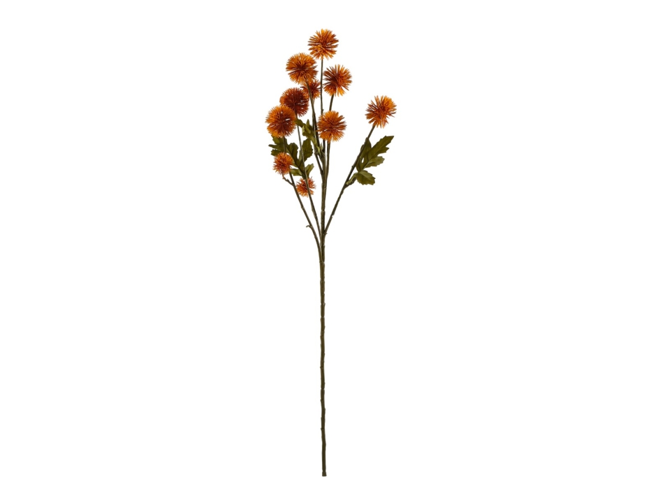 RAMO XANTHIUM 61CM C/10 FIORI ARANCIO DA000856 18