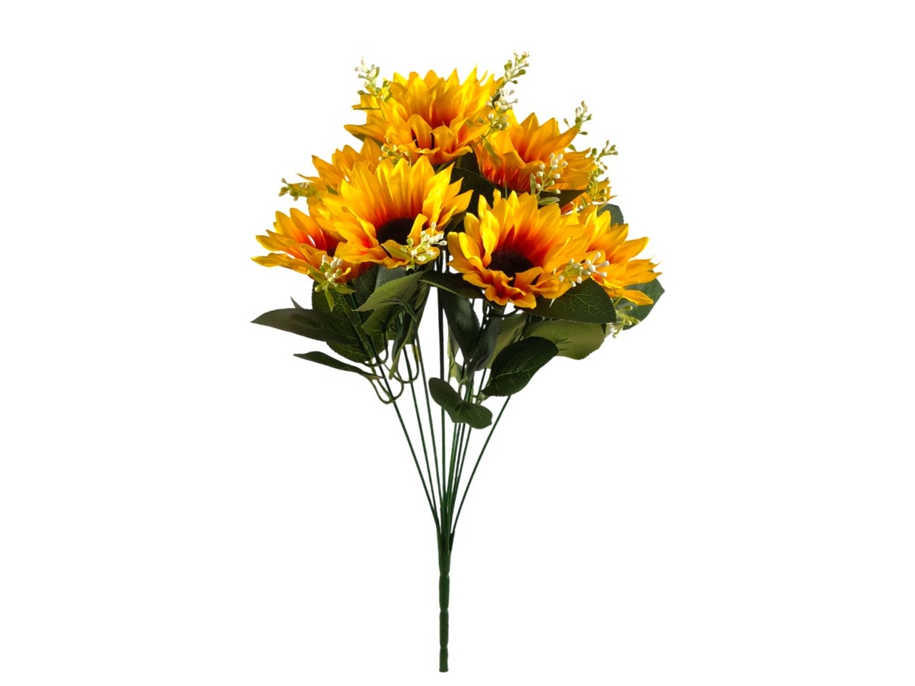 MAZZO GIRASOLE 10RAMI GIALLO DS004040 4 MAZZO GIRASOLE 10RAMI GIALLO DS004040 4
