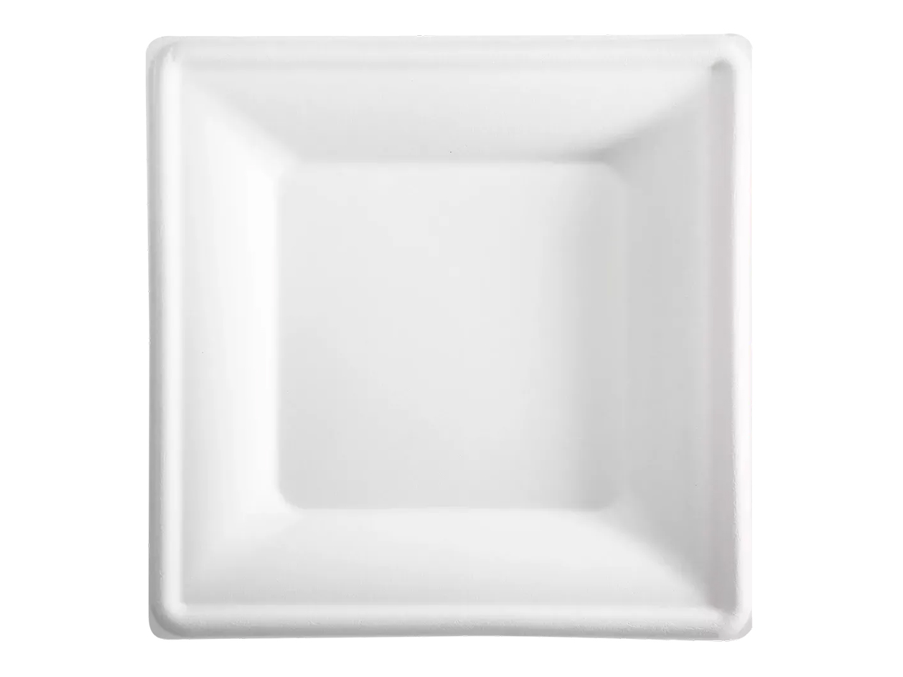 PIATTO QUAD.PIANO BAGASSA26X26CM 50PZ BPS003BIO50F
