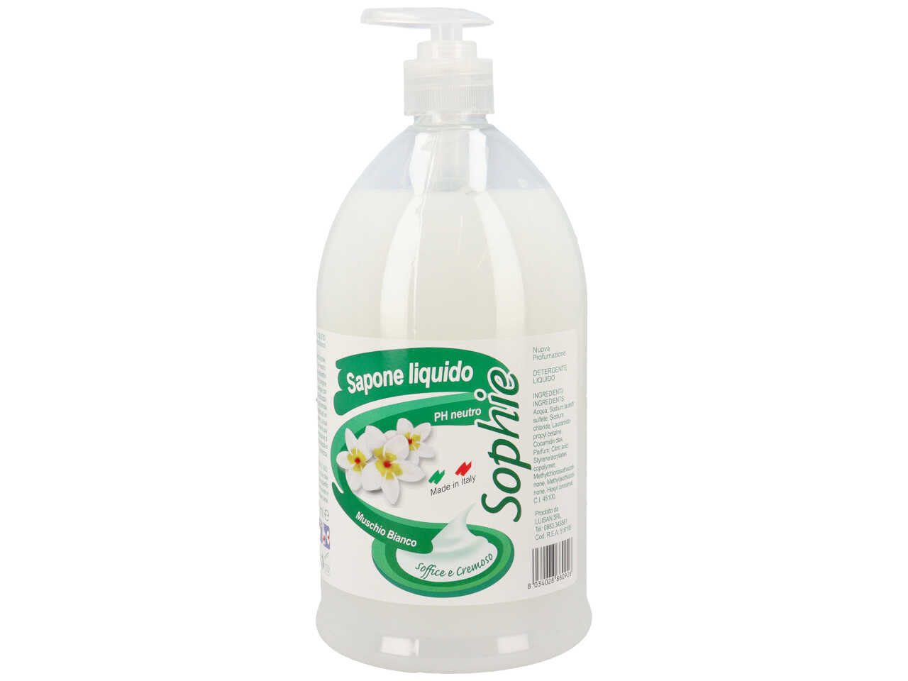 SOPHIE SAPONE MANI C/DISPENSER 1L MUSCHIO 22/3 $