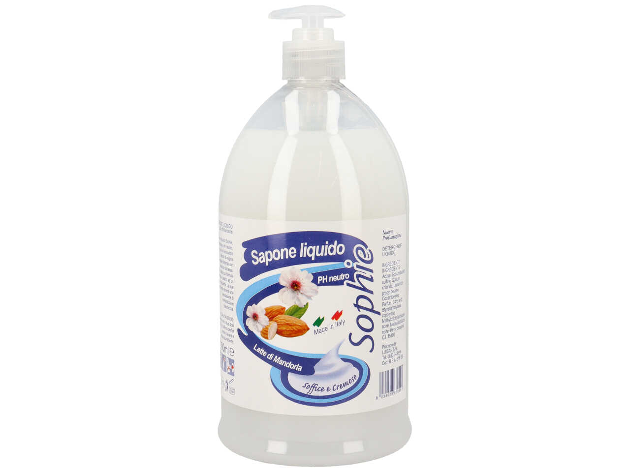 SOPHIE SAPONE MANI C/DISPENSER 1L MANDORLA 22/11 $