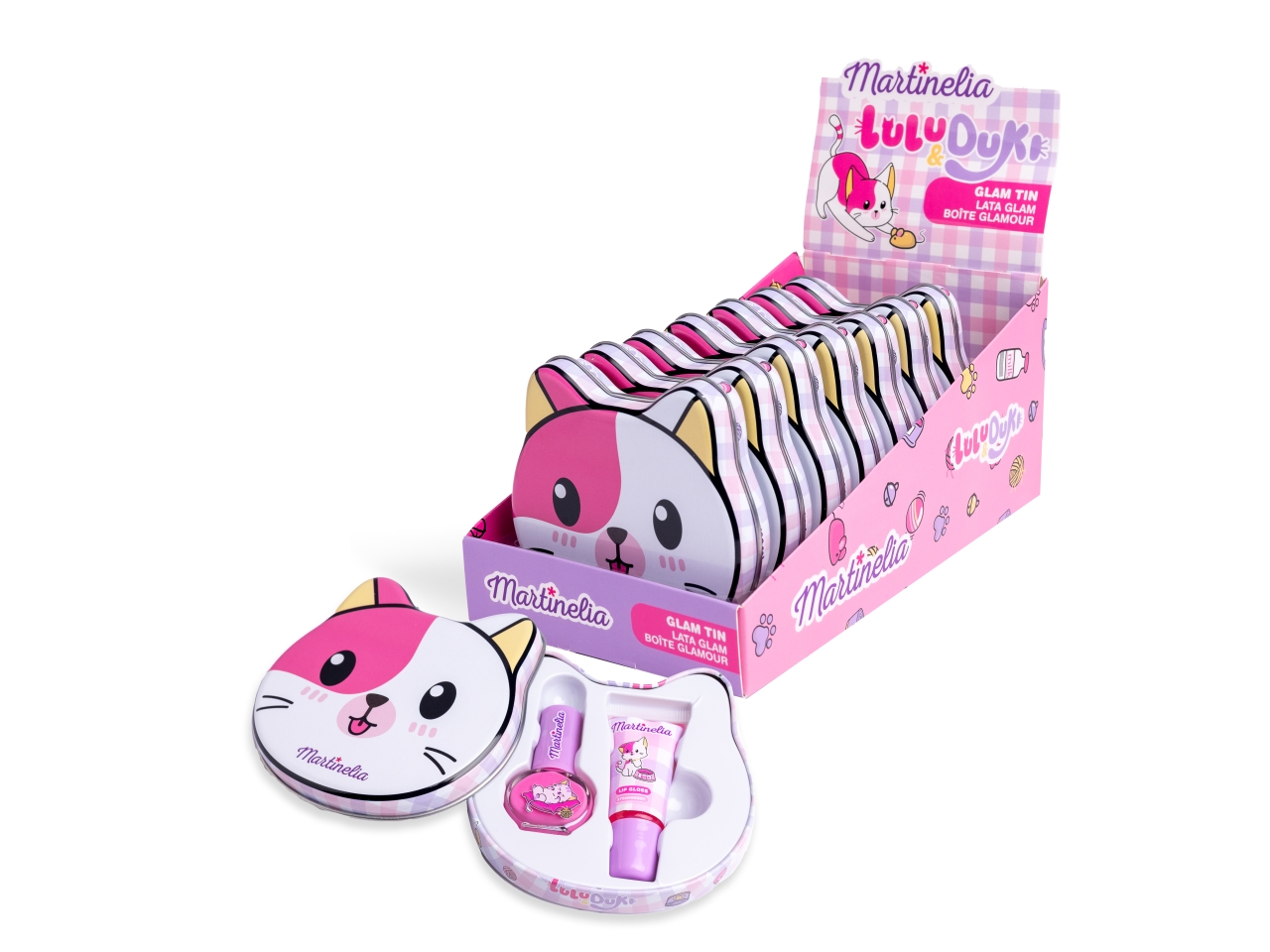 MARTINELIA LULU&DUKY KITTY GLAM TIN 85478
