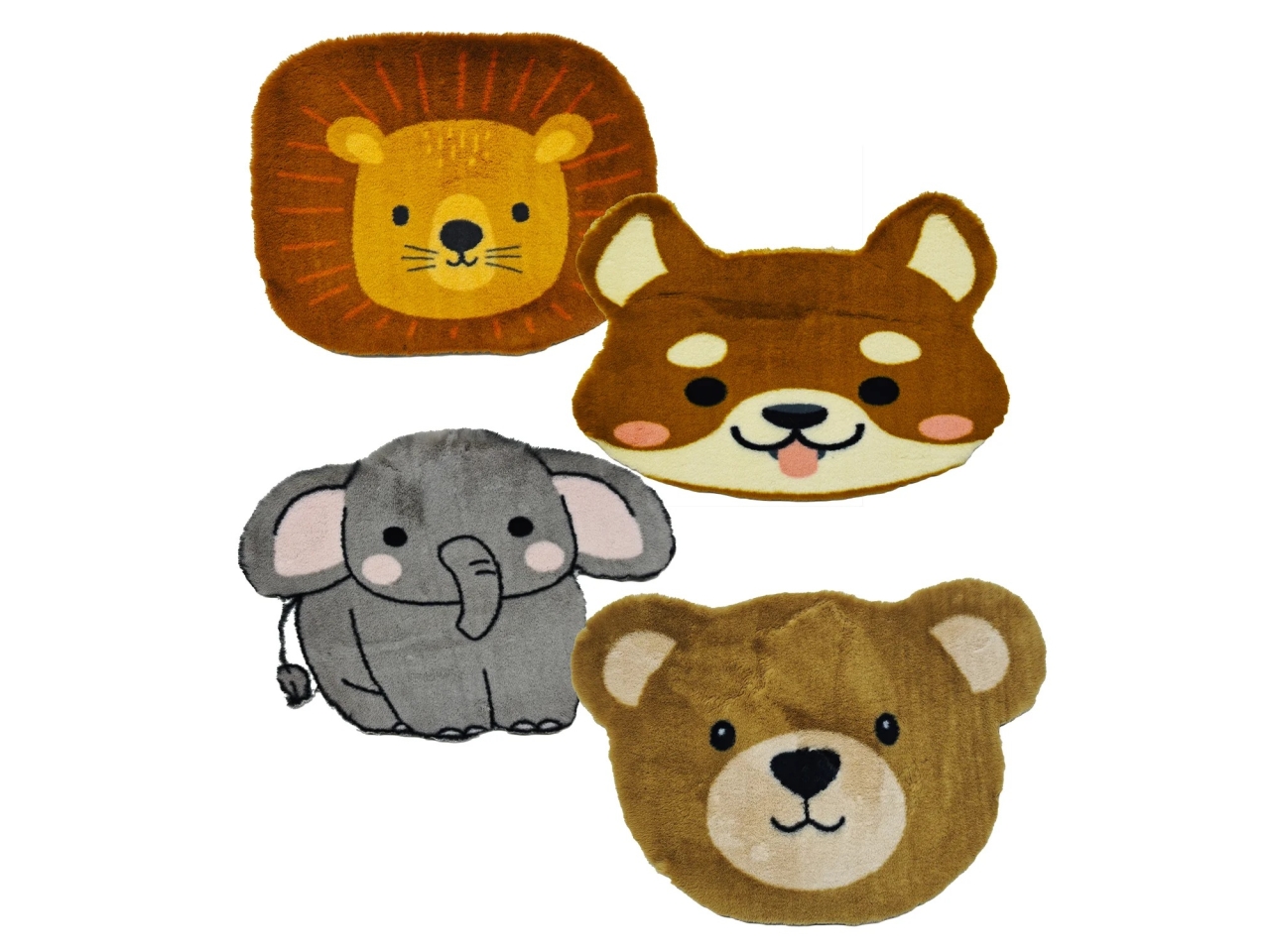 TAPPETO SAGOMATO ANIMALI 60X90CM 4ASS. 673400 TAPPETO SAGOMATO ANIMALI 60X90CM 4ASS. 673400