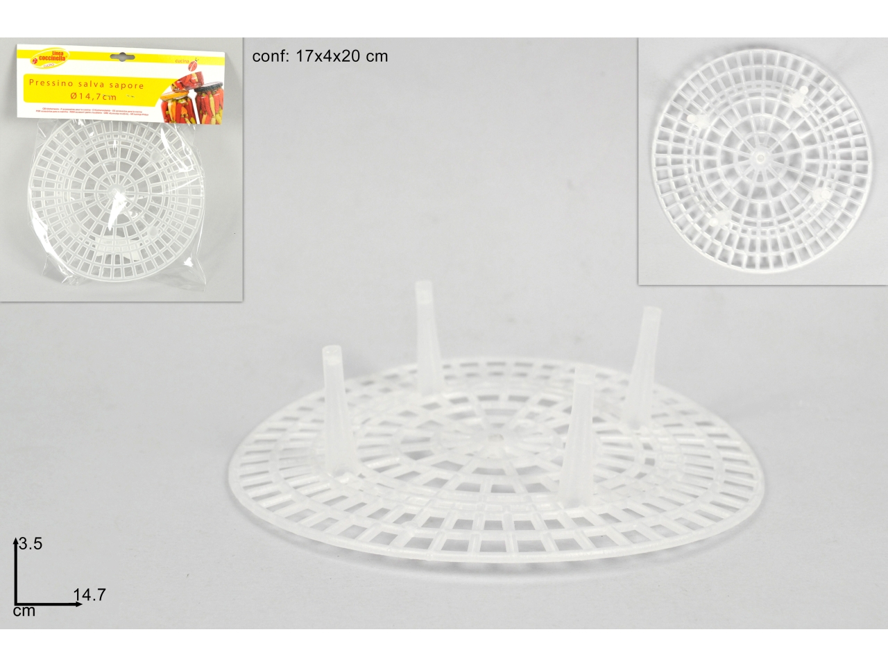 PRESSINO SALVA SAPORE D.14,7CM SET 1PZ DEV16005531