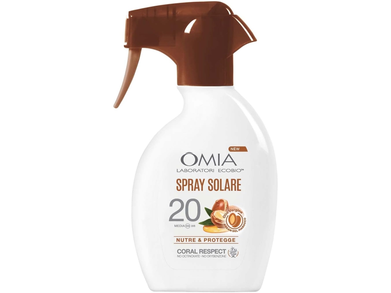 OMIA SOLARE ARGAN TRIGGER SPF20 200ML