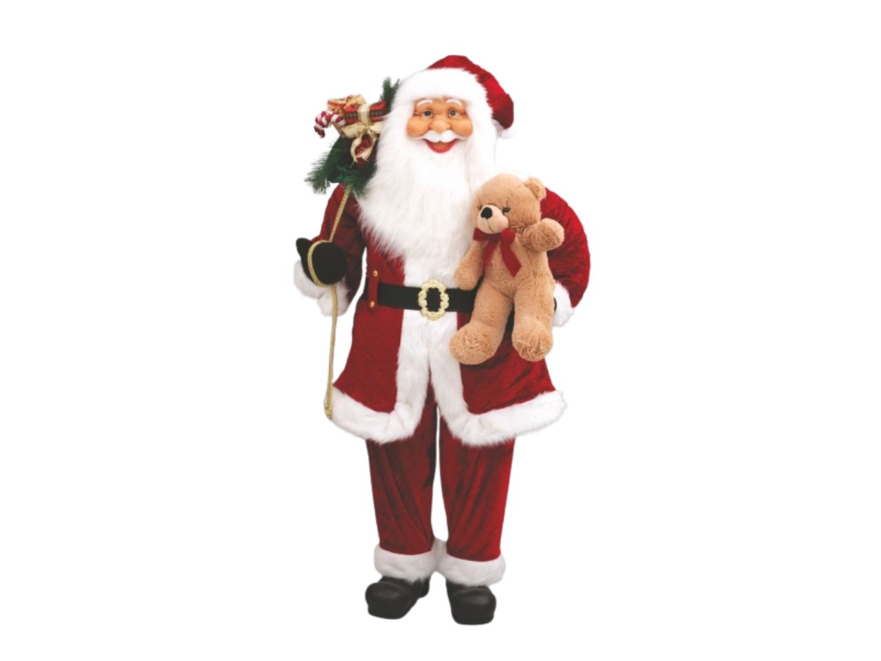 BABBO NATALE 180CM C/ORSO EL-76896