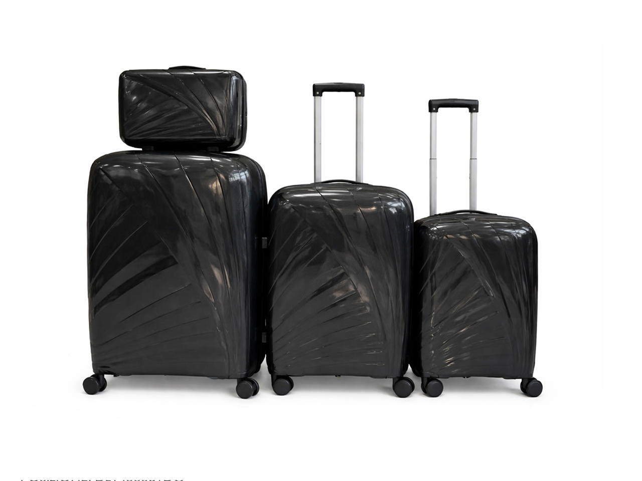 SET DA 4 VALIGIE 35/51/61/71CM HAWAII NERO735021
