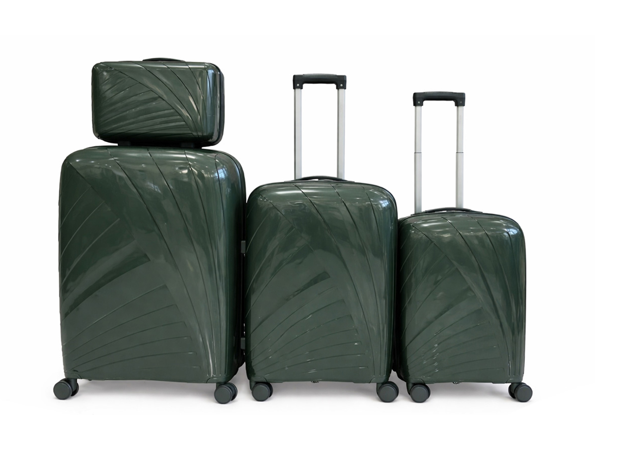 SET DA 4 VALIGIE 35/51/61/71CM HAWAII VERDE 735022