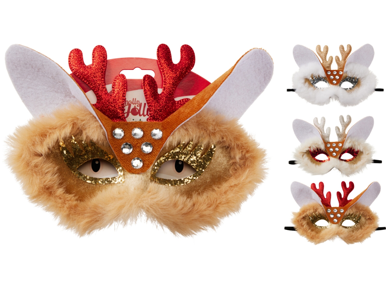 MASCHERA RENNA 23X15CM 3ASS AAO300210
