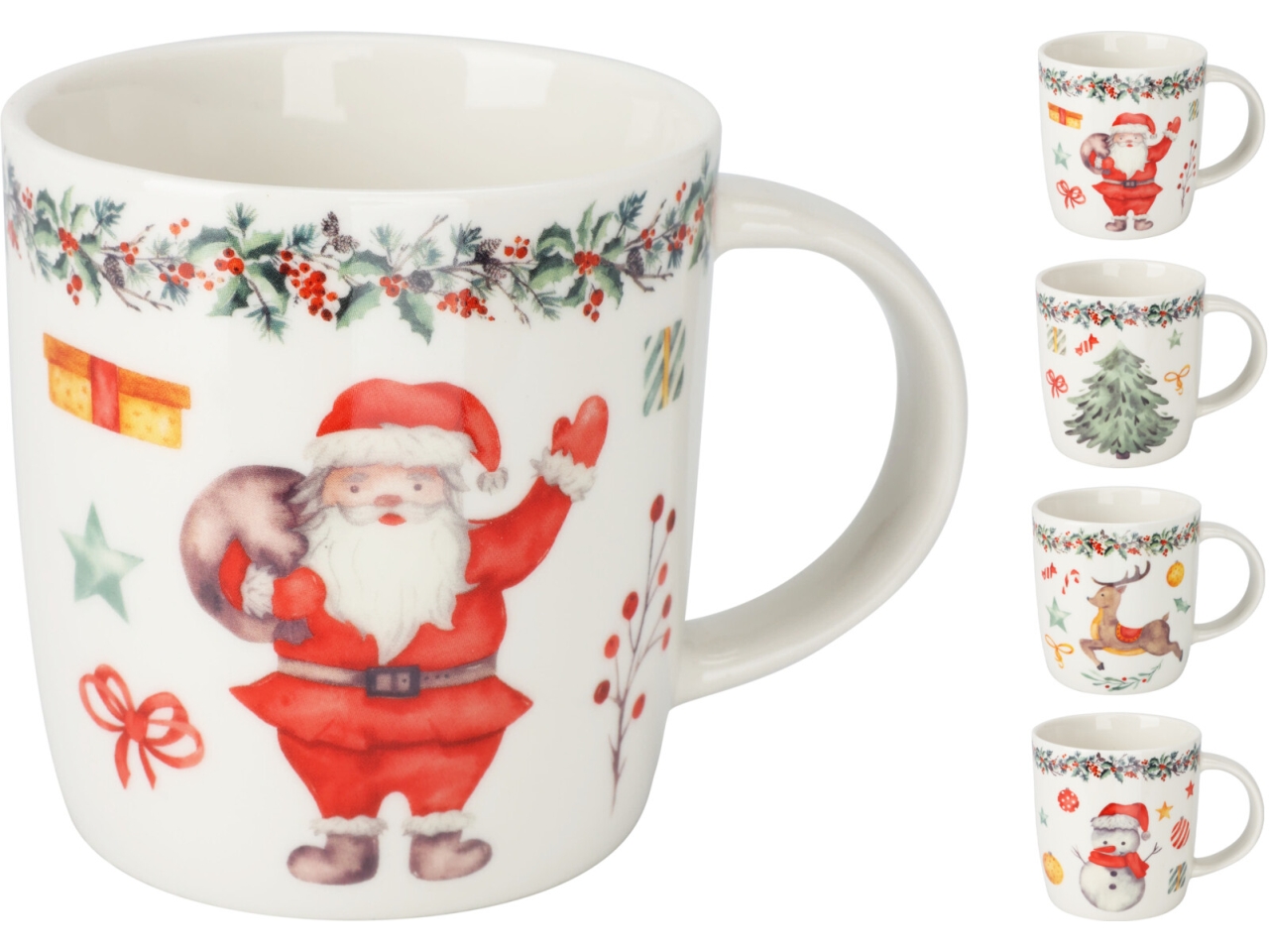 TAZZA CERAMICA C/BABBO NATALE 370ML 4ASS Q75991010 TAZZA CERAMICA C/BABBO NATALE 370ML 4ASS Q75991010