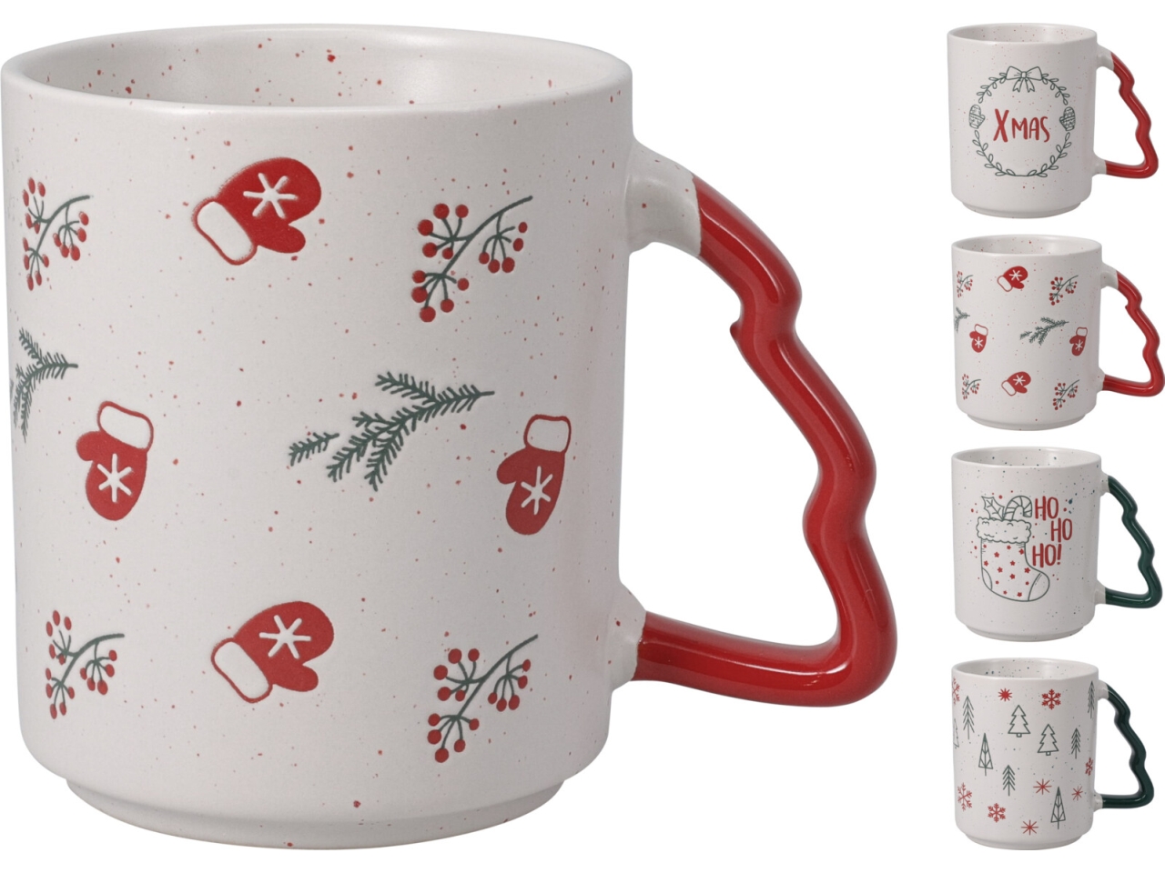 TAZZA CERAMICA NATALE 450ML 4ASS Q75600980 TAZZA CERAMICA NATALE 450ML 4ASS Q75600980