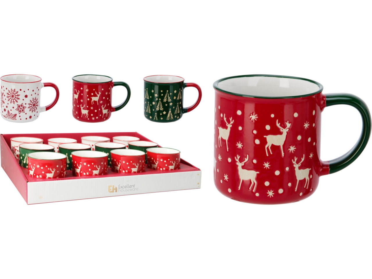 TAZZA CERAMICA NATALIZIA 11X8CM 3ASS Q99000450 TAZZA CERAMICA NATALIZIA 11X8CM 3ASS Q99000450