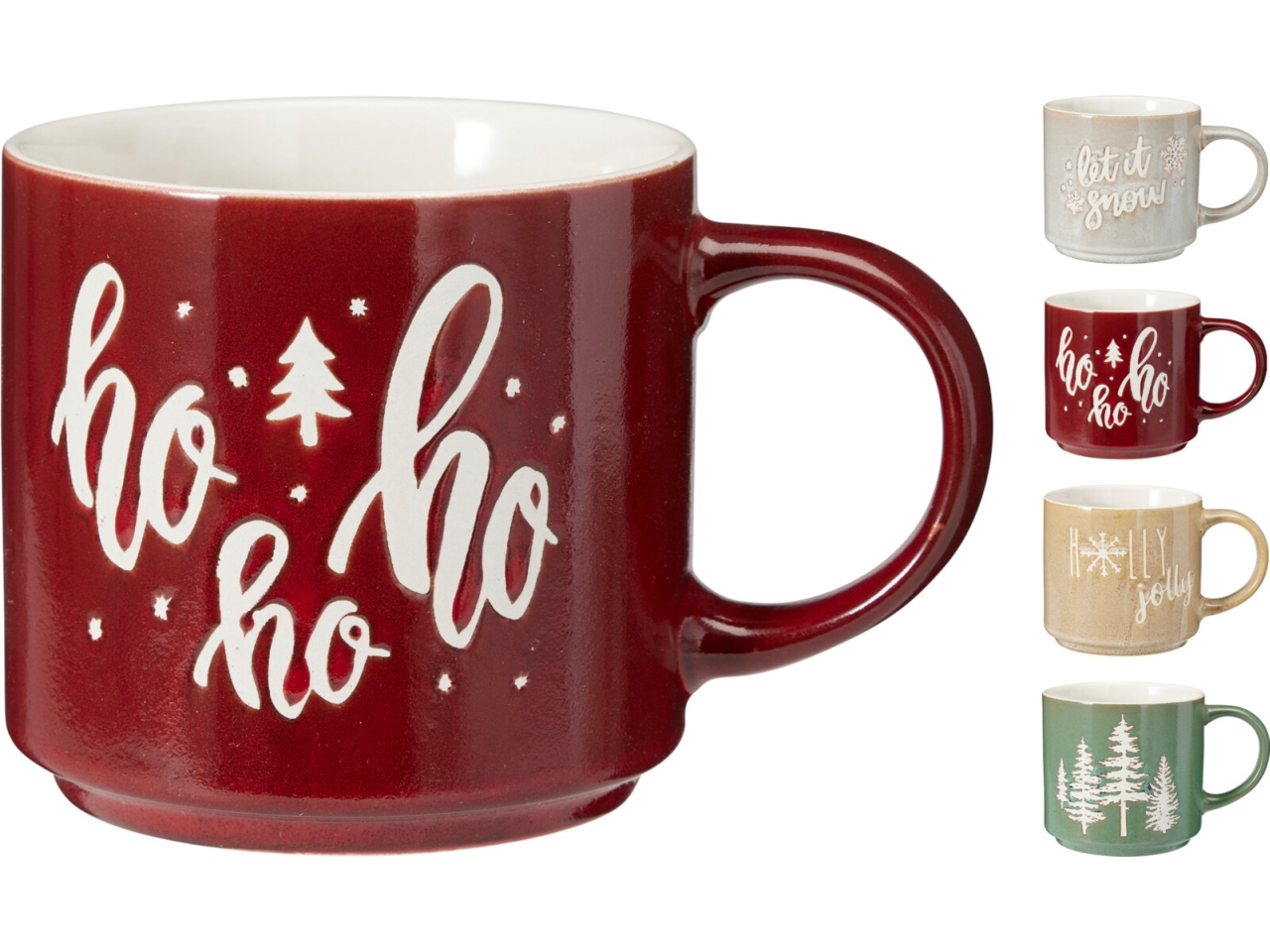 TAZZA GRES NATALE 400ML 4ASS Q75602030 TAZZA GRES NATALE 400ML 4ASS Q75602030