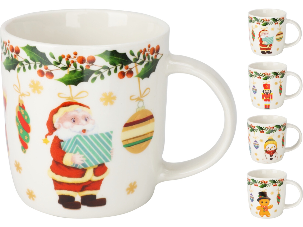 TAZZA PORCELLANA NATALE 370ML 4ASS Q75991040 TAZZA PORCELLANA NATALE 370ML 4ASS Q75991040