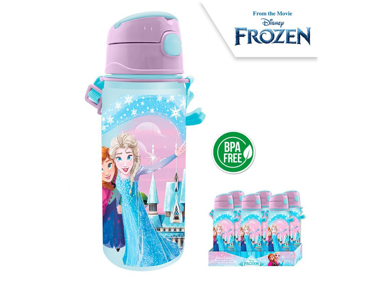 FROZEN BORRACCIA ALLUMINIO CON MANICO 600MLFR50063