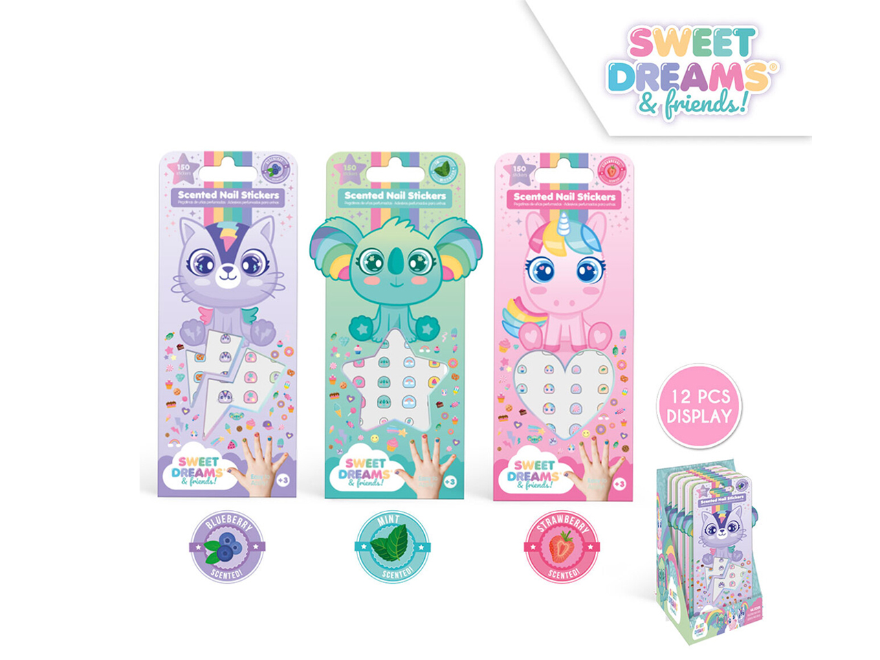 SWEET DREAMS ADESIVI PER UNGHIE PROFUMATI KL11661
