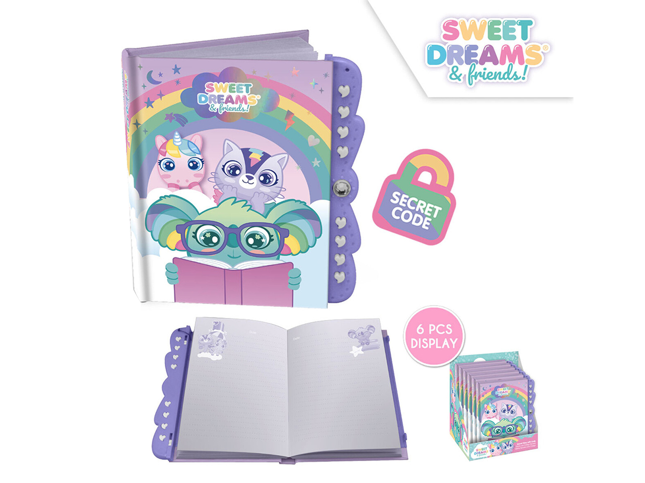 SWEET DREAMS DIARIO SEGRETO CON CODICE KL11679