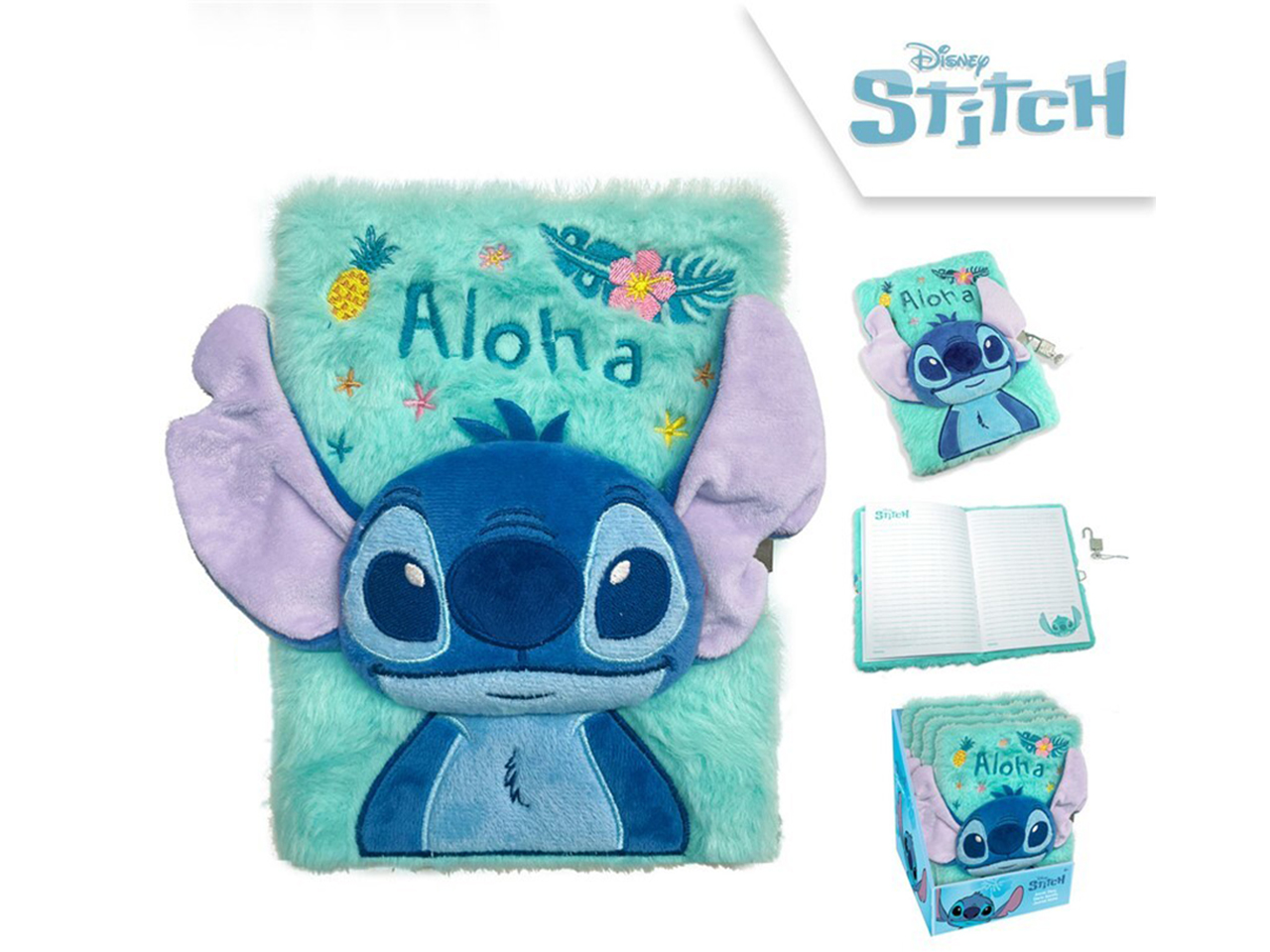 STITCH DIARIO SEGRETO IN PELUCHE 3D ST00117