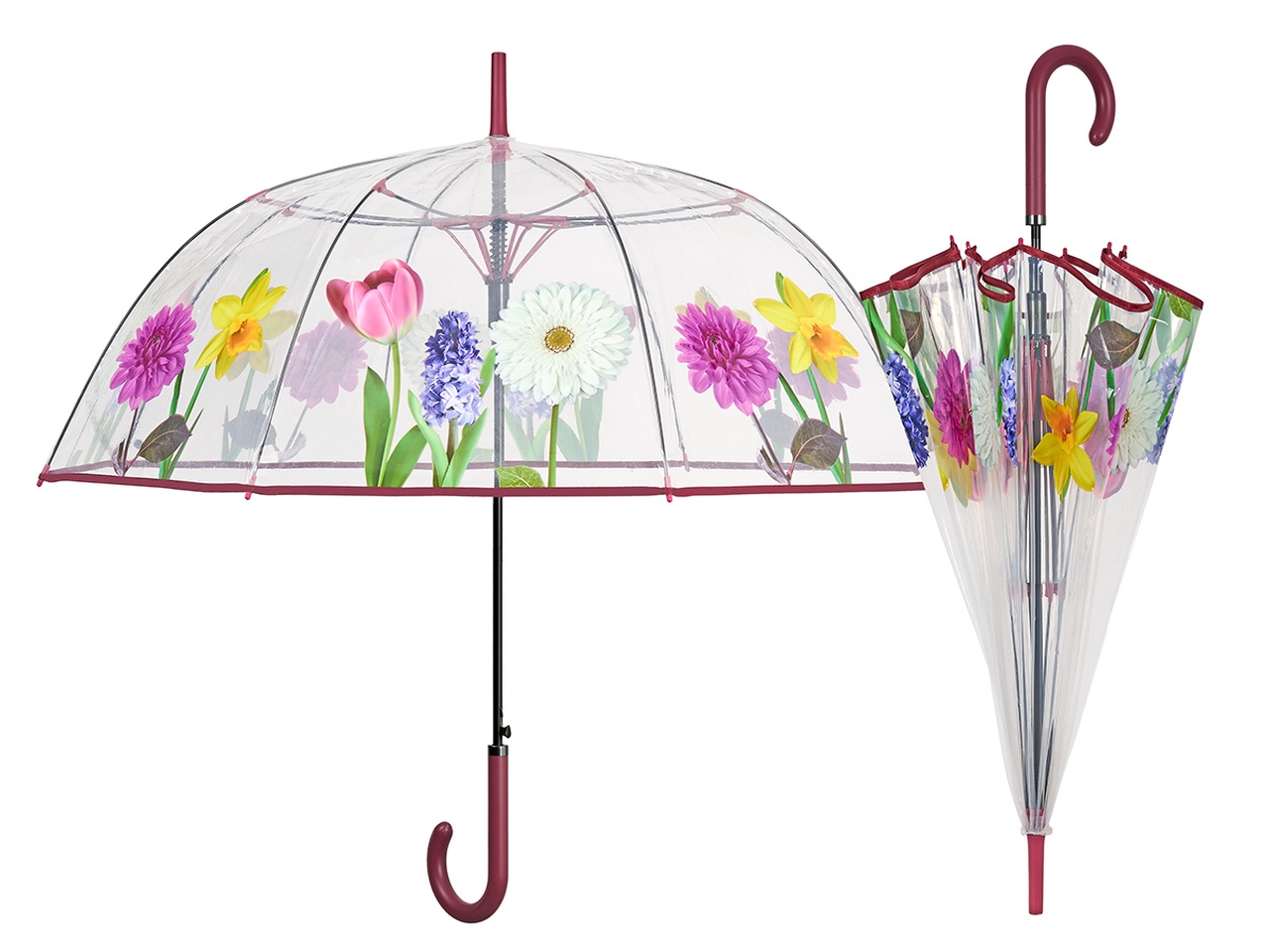 OMBRELLO DONNA CUPOLA AUTOMATICO 61CM TRASP.26497