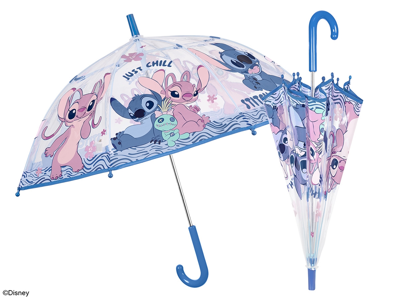 STITCH OMBRELLO MANUALE 45CM CUPOLA POE 75428